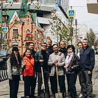 Аллея журналистской славы заложена сегодня, 5 мая, в Ростове-на-Дону на пересечении переулка Крепостного и улицы Большой Садовой.