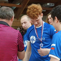 Церемония награждения победителей XIX турнира по мини-футболу «Я — строитель!».