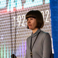 Показ фильма "Век радио" во ВГИКе,  фотограф Елена Волче.